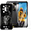 ESACMOT Custodia TPU Stampata + 2 Pellicole in Vetro Temperato Compatibili con Ulefone Armor 26 Ultra Walkie-Talkie, Cover Artistica Slim Antigraffio Antishock, Protezione Totale