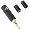 Suammiitstrieadea 2.5mm 4 poli stereo maschio riparazione cuffie jack spina metallo audio saldatura