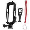 Briny River Telaio protettivo in plastica per Action Camera Shock Absorbing Housing 14.5x5x2.2cm Compatibile con Insta360 X3