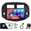 AZUIQiMeng Autoradio stereo Per Toyota RAV4 2007-2012, Android 13, 10,2 IPS Touch Screen Kit di aggiornamento cruscotto con CarPlay e Android Auto, navigazione GPS DSP SWC 5G WiFi Telecamera(4Core 1+32GB)
