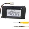 CAESEA Batteria di ricambio agli ioni di litio da 2600 mAh, 8,4 V, per B&O C129D1 C129D3, per BeoPlay A1 P6, adatta per altoparlanti Bluetooth portatili