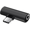 FOLODA Adattatore da USB C a 3,5 mm per cuffie S23 S22 S21 20 10 USB C a cuffie da 3,5 mm e adattatore di ricarica per cuffie e ricarica