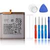 SwarKing Batteria di ricambio compatibile con Samsung Galaxy S22 5G SM-S901 EB-BS901ABY con toolkit
