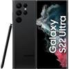 SAMSUNG Galaxy S22 ULTRA - 5G - Nero - 12GB - 256GB - Android 12 - Dual SIM - Schermo 6.8 QHD+
