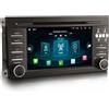 Erisin Android 14 8-Core 4GB RAM+64GB ROM Autoradio Navigatore GPS per Porsche Cayenne 7 Pollici Schermo Tattile Supporto Wireless CarPlay Android Auto WiFi DAB+ DSP FM RDS OBD2 IPS