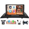 Hikity 8 Core 2G+64G Android 15 Autoradio per BMW X3 E83 2004-2012 9 Pollici Car Radio Stereo Auto con Wireless Carplay Android Auto 59UI GPS WiFi 32EQ Bluetooth FM RDS SWC MIC Telecamera Posteriore