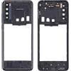 Generico Ricambio compatibile con TCL 20 SE T671H MIDDLE FRAME SCOCCA TELAIO CENTRALE CON CORNICE LATERALE compreso di lente con cornice (Nero)