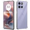 GIOPUEY Cover Compatibile con Motorola Moto G86, TPU Ultrasottile HD Case, Protezione del Cuscino d'Aria - Trasparente