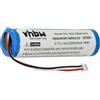 vhbw batteria sostituisce VF5 per navigatore GPS (2200mAh, 3,7V, Li-Ion)
