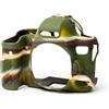 EasyCover Easy Cover Custodia in silicone per Canon 6d Mark II con LCD di proteggere film (Camouflage)
