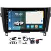 VOLEMI Android 11 Autoradio Bluetooth 2 DIN Car Stereo per Nissan Qashqai J11 X-Trail 3 T32 2013-2017 con 10 Pollici Touchscreen Supporto Chiamata Vivavoce/FM AM RDS/Carplay Android Auto ( Size : M200S )