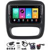 VOLEMI Android 11 Autoradio 2 DIN per Renault Trafic 3 2014-2021 con 4G WiFi+Bluetooth+RDS/FM+GPS, 9 Pollici Touch Screen Lettore Multimediale con Car-Play Android Auto DSP SWC Telecamera (Size : M150S)
