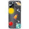 Tumundosmartphone Custodia in silicone antiurto per Realme Narzo 50A Prime design Spazio Disegni