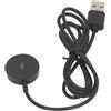 Jectse Caricatore Magnetico per Smartwatch, Caricatore per Smartwatch da 5 V, Ricarica Automatica Antiscivolo con Porta USB per la Casa (BLACK)