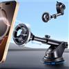 volport Supporto Magnetico per Auto Magsafe, Supporto a Ventosa da Cruscotto e Parabrezza - Porta Cellulare Universale con Magnete Forte per iPhone 16 15 14 13 12 Android e Cellulari con Custodia