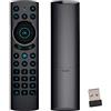 Goshyda Telecomando Vocale, G20S PRO BT Bluetooth 2.4G Wireless Dual Mode, Supporto per Apprendimento IR Retroilluminato, Controller di Ricambio per Computer Proiettore TV(G20S PRO BT)