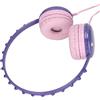Brrnoo Cuffie da Dinosauro per Bambini Cuffie Regolabili Sopra L'orecchio per Ragazzi e ragazze. Auricolari per Bambini Carini per Tablet PC (Violaceo)