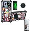 Generic Cover per CUBOT P80 Custodia Comaptibile con CUBOT P80 Case Custodia [ con 9H HD Vetro Temperato] Cover Supporto PC + Silicone YGH-MXX
