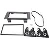 Crepundia Montaggio Autoradio Universale,Fascia Autoradio Pannello radio Doppia Din Auto Fascia Uso adatto per IVECO. Daily 2006-2014 Kit di montaggio del fotogramma audio 2006-2014 Installare la cornice