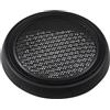 Homefurnishmall Copertura per altoparlante, subwoofer audio per auto, griglia circolare, in ABS, per porta anteriore Mini Cooper R56 51412753333 51412756567 (nero)