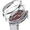 Ringke Slim (2 Pezzi) Compatibile con Cover Samsung Galaxy Watch 6 Classic 43mm, Custodia Protezione Calza Perfetto Estetica Anti Graffio Sottile PC Rigida - Clear & Chrome
