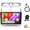 Hodozzy 【4+128G】Hodozzy Carplay Autoradio per Peugeot 307 2002-2013, 9 Pollici Schermo In-Cell Stereo Auto Bluetooth 5.0 con Android Auto/EQ/GPS/Wifi/RDS/USB/SWC/DSP