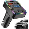 Generico Trasmettitore FM per Auto - Adattatore Per Auto Per Lettore MP3 | con Porta Type-C per Dispositivi Multipli Supporto MP3 Doppia USB per Chiamate e Streaming Musicale per Veicoli
