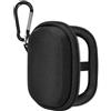 GEEKRIA Custodia per auricolari Geekria Shield compatibile con Apple AirPods 4/3/2/Pro 3 True Wireless, custodia rigida da viaggio sostitutiva con clip a moschettone, portatile, impermeabile (Nero)
