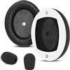 YunYiYi Cuscinetti per auricolari compatibili con Audeze Penrose X/Audeze Mobius/Audeze Penrose/HyperX Cloud Orbit S Gaming Cuffie Imbottiture Auricolari Memory Foam (Set 2)