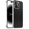 TF Skins Compatibile con iPhone 14 Pro, pellicola protettiva (carbonio nero Back Only)