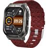 Blueshaweu Cinturino di ricambio per smart watch KOSPET in nylon traspirante, compatibile con Smart Watch KOSPET Tank M3, Tank M3 Ultra, Tank T3, Tank T3 Ultra, Tank T2, Tank M2