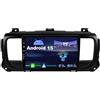 BXLIYER SXAUTO Android 15 [2G+64G] IPS Autoradio Per Citroen Jumpy 3/ Peugeot Expert/Toyota Proace/Opel Vivaro (2016-2021) - CarPlay/Android Auto - GRATUITI Telecamera - DAB Volante WIFI - 2 Din 9 Pollici