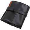 Generic Rotolo per Orologio in Pelle PU, Custodia Arrotolabile per Uomo Donna, Borsa Organizer Portatile per Riporre Facilmente L'orologio, nero