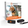 Weenect Localizzatore GPS per gatti Weenect XS - collare incluso - nero, con collare nero incluso
