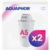 AQUAPHOR Cartucce filtro A5 (A5 Lotto di 2 con magnesio)