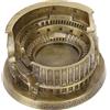 Yuecoom Modello Vintage del Colosseo di Roma, Ornamenti Artigianali in Metallo, Colosseo Romano in Miniatura Arts Craft Office Home Desktop Decor