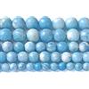 jiejinyu 45 perline di cristallo Larimar blu naturale da 8 mm, per la creazione di gioielli, braccialetti fai da te