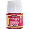 Pebeo Porcelaine 150 - Pittura per porcellana, flacone da 45 ml, colore: Rosso scarlatto [confezione da 1]