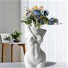 HOMURY Vaso per il corpo femminile Boho Decorazione: HOMURY moderno ed elegante, ceramica minimalista, per articoli di cancelleria, pennelli per il trucco, piante, fiori secchi