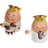 Alessi AMGI26SET3 Angels Band Set di Due Statuine, Porcellana, Multicolore
