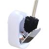 QSCTYG Scopino 12 Colori Multi-Stile a Parete in Acciaio Inox Scopino E Set Holder Bagno Scopino Imposta Hotel e la casa Porta scopino (Color : White)