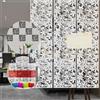 ReachMall 12 pannelli divisori da appendere, impermeabili, design cavo, divisorio per camera da letto, soggiorno, decorazione (bianco)