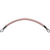 PTNKUIIY 2 manici in pelle PU con moschettone, manico per borsa, 50 cm, manico corto, in pelle, per borse, portafogli, colore rosa