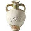 rockible Vaso Rustico a Doppio Manico Finitura Rustica Vaso da Fiori in Ceramica per Soggiorno, Ingresso