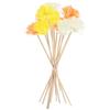 drburpily 12 pezzi/set con oli essenziali diffusore in rattan bastoncini ABS diffusore bastoncini fiori 19 cm rattan naturale Wo