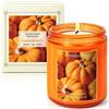 SCENTORINI Candela Profumata Zucca, Candele Profumate con Cera di Soia Naturale, Idea Regalo per Natale, Compleanno Festa della Donna San Valentino, 55 ore