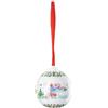 Hutschenreuther Collezione di Natale 2025 - Pallina in porcellana per giochi di Natale, Ø 6 cm