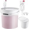 KADAX Set KADAX di secchi da 20L con gorgogliatore e tappo di gomma, contenitori per fermentazione in plastica con fondo di fermentazione e tappo, grande secchio con accessorio per fermentazione per la