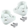 3D M 2 x supporti rinforzati per asta IKEA PAX KOMPLEMENT pezzo di ricambio per armadio, bianco
