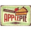 ABCDEFG Segno di Metallo Stagno - Cibo Pizza Torte - Placca da Cucina Vintage Rétro per Decorazione da Parete di Ristorante e Caffè - ABCDEFG